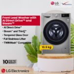 Review Lengkap LG Front Load FV1450H4V: Solusi Mencuci Pakaian di Era Modern