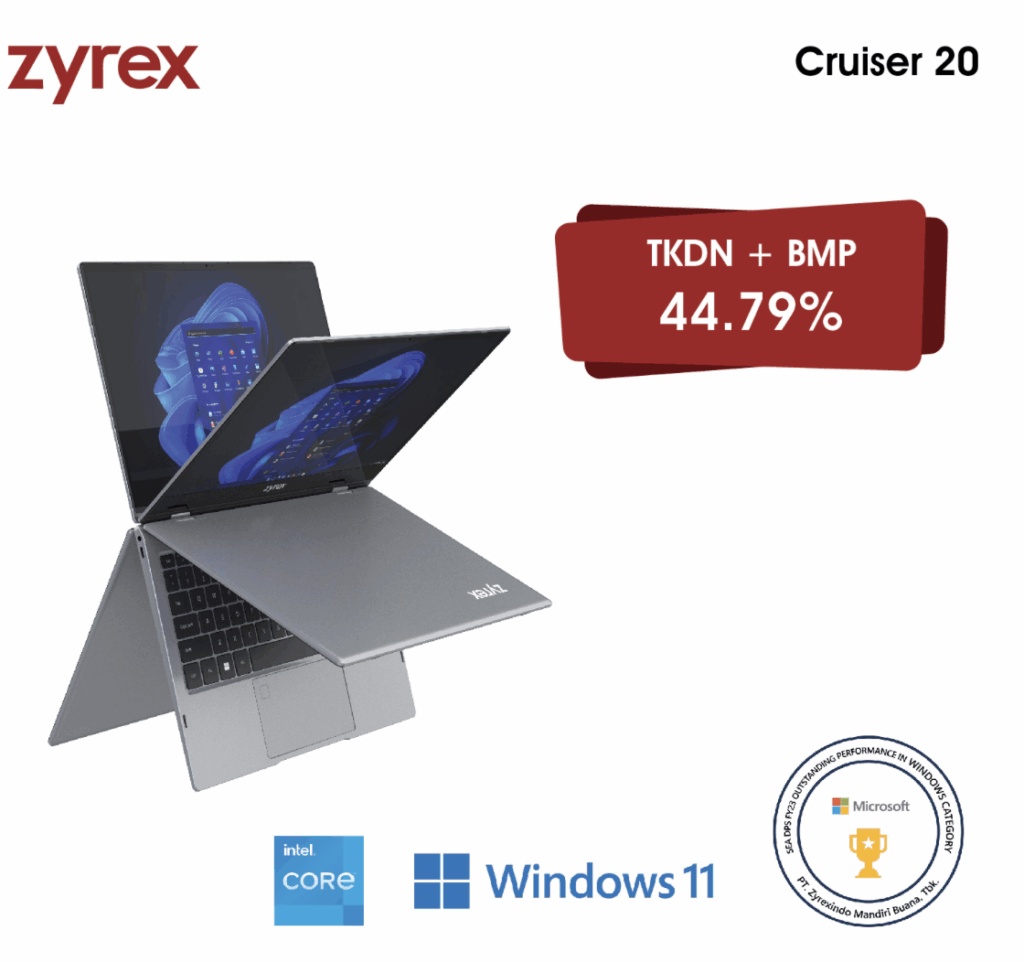 Review Lengkap Zyrex Cruiser 22 2024: Laptop Lokal Rasa Global untuk Produktivitas Harian